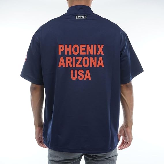 PING PHOENIX ゴルフシャツ 半袖 PING ピン ゴルフウェア 半袖シャツ 春 夏 ARIZONA柄ハイネック